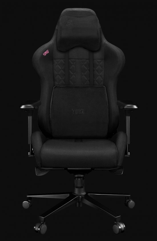 Fotel Gamingowy YUMISU 2050 BLACK Materiał