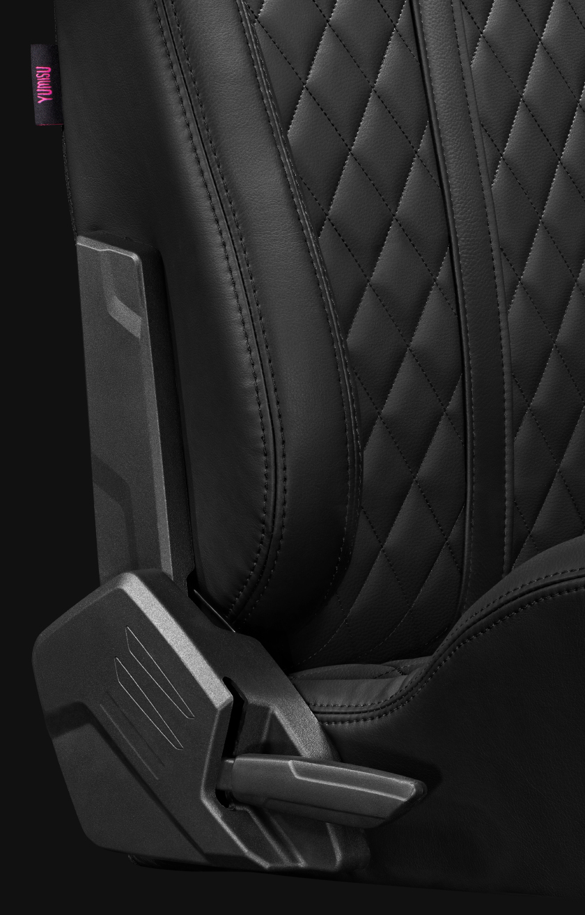 Fotel Gamingowy YUMISU 2025 Magnetic Real Leather Black Fotel Gamingowy YUMISU 2025 Magnetic Real Leather Black mechanizm_oparcia