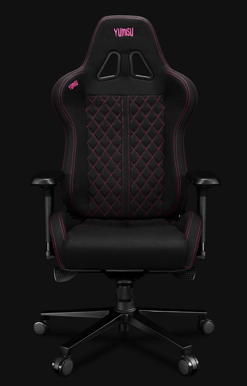 3_YUMISU_2050_Materiał_Black_Pink_front_bez_poduszki 3_YUMISU_2050_Materiał_Black_Pink_front_bez_poduszki