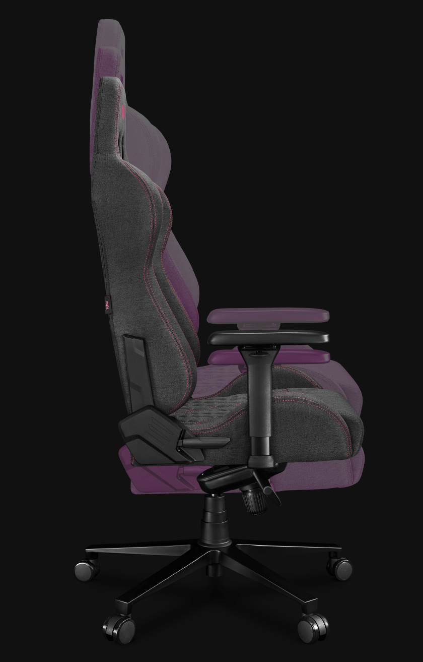 Fotel Biurowy YUMISU 2050 Magnetic Materiał GRAY/PINK Fotel Biurowy YUMISU 2050 Magnetic Materiał GRAY/PINK