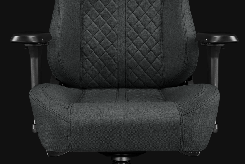 Fotel gamingowy YUMISU 2052F Gray Black siedzisko Fotel gamingowy YUMISU 2052F Gray Black siedzisko