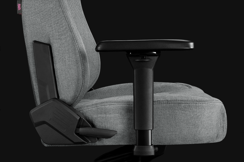 Fotel gamingowy YUMISU 2053F Cloud Black bok detal Fotel gamingowy YUMISU 2053F Cloud Black bok detal