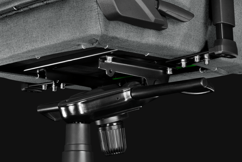 Fotel gamingowy YUMISU 2052F Cloud Black detal mechanizm v2 Fotel gamingowy YUMISU 2052F Cloud Black detal mechanizm v2