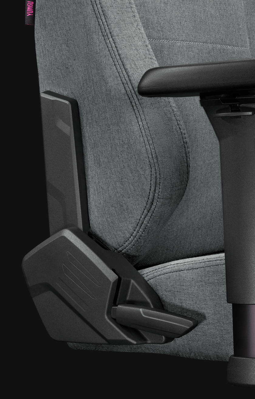 12 YUMISU 2054F Cloud Black detal mechanizm oparcia 12 YUMISU 2054F Cloud Black detal mechanizm oparcia