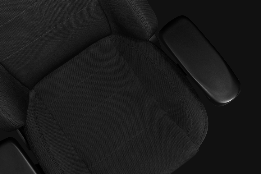 13 YUMISU 2054F Material Black perspektywa detal siedzisko 13 YUMISU 2054F Material Black perspektywa detal siedzisko