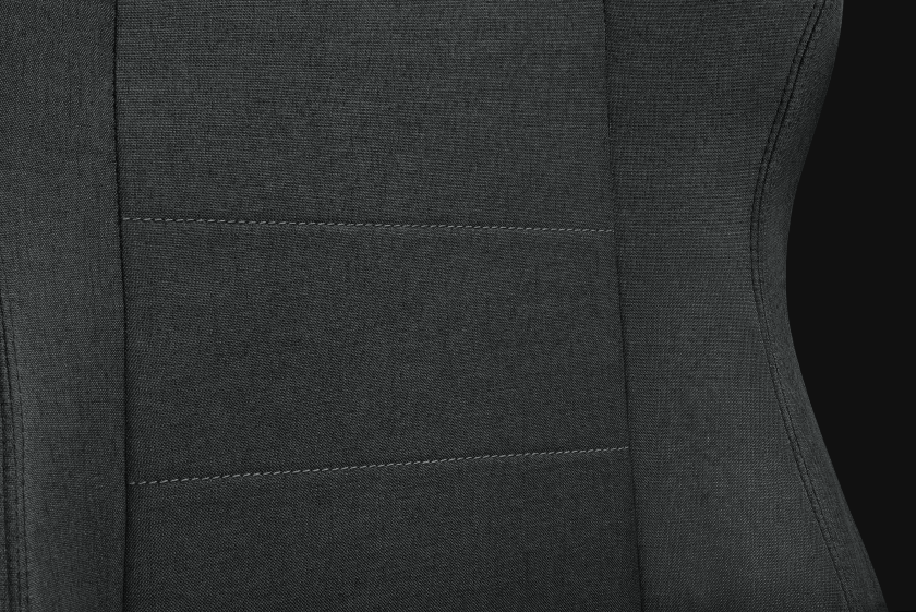 Fotel gamingowy YUMISU 2054F Gray Black detal oparcie