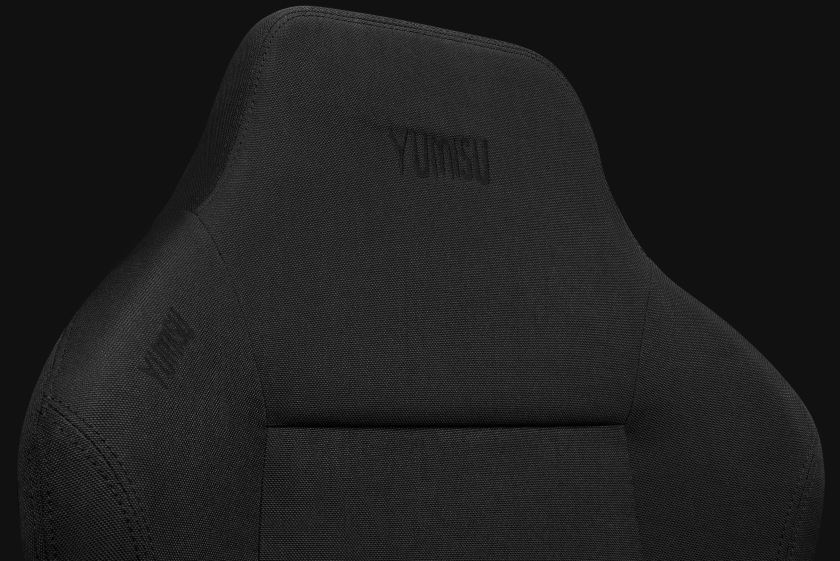 17 YUMISU 2054F Material Black detal gora oparcia 17 YUMISU 2054F Material Black detal gora oparcia