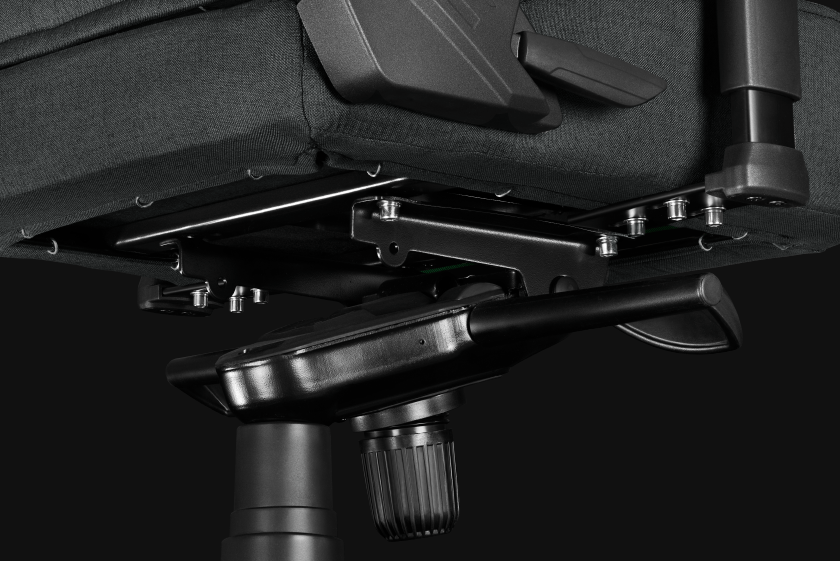 Fotel gamingowy YUMISU 2054F Gray Black detal mechanizm v2