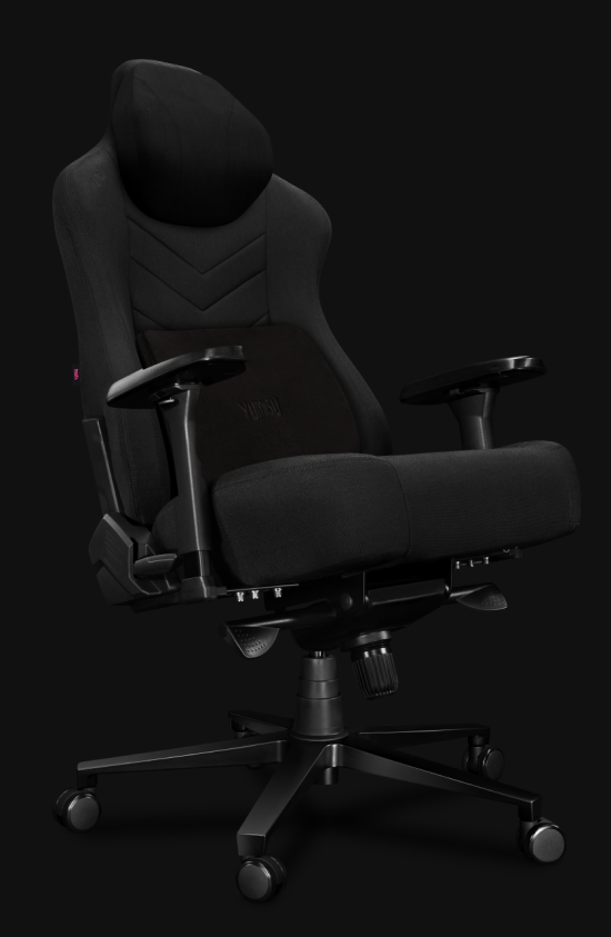 Fotel gamingowy YUMISU 2053 Material Black skos odchył