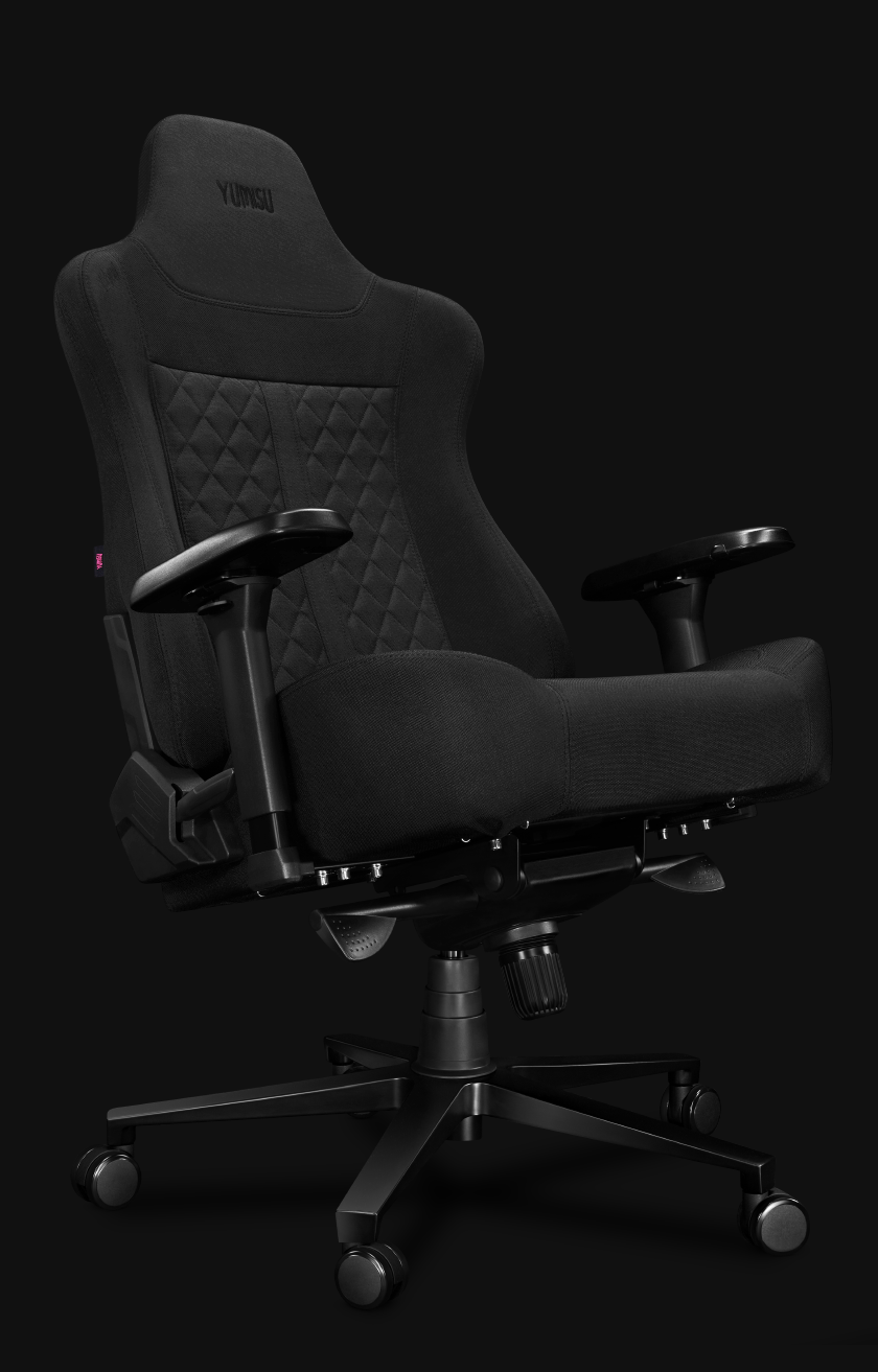 1a YUMISU 2052F Material Black skos odchyl bez poduszki