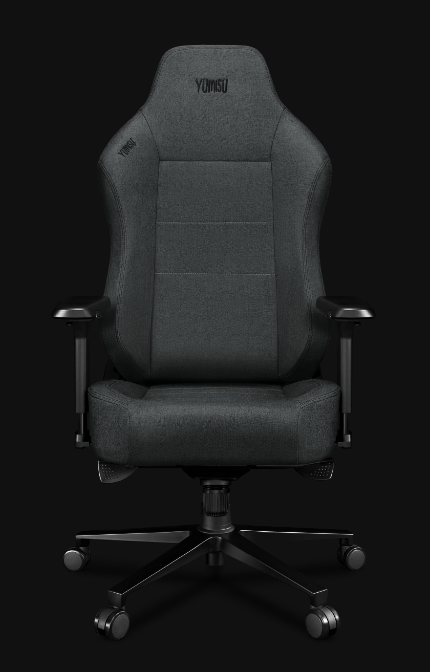 3 YUMISU 2054F Gray Black Front bez poduszki