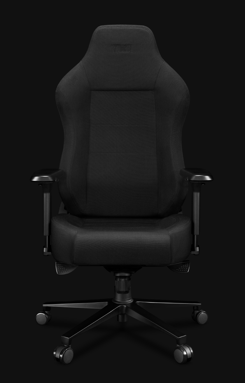 3 YUMISU 2054F Material Black front bez poduszki 3 YUMISU 2054F Material Black front bez poduszki