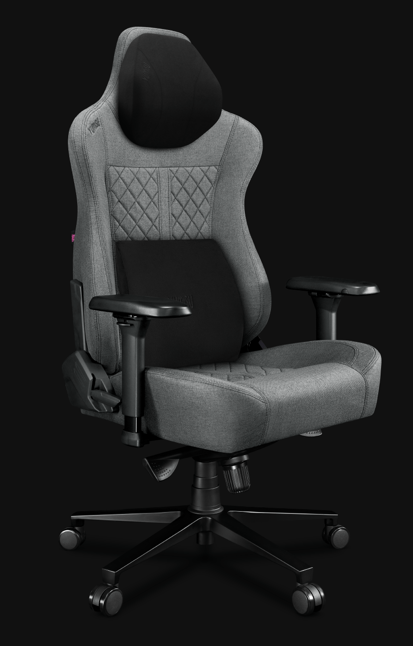 Fotel gamingowy YUMISU 2052F Cloud Black skos Fotel gamingowy YUMISU 2052F Cloud Black skos