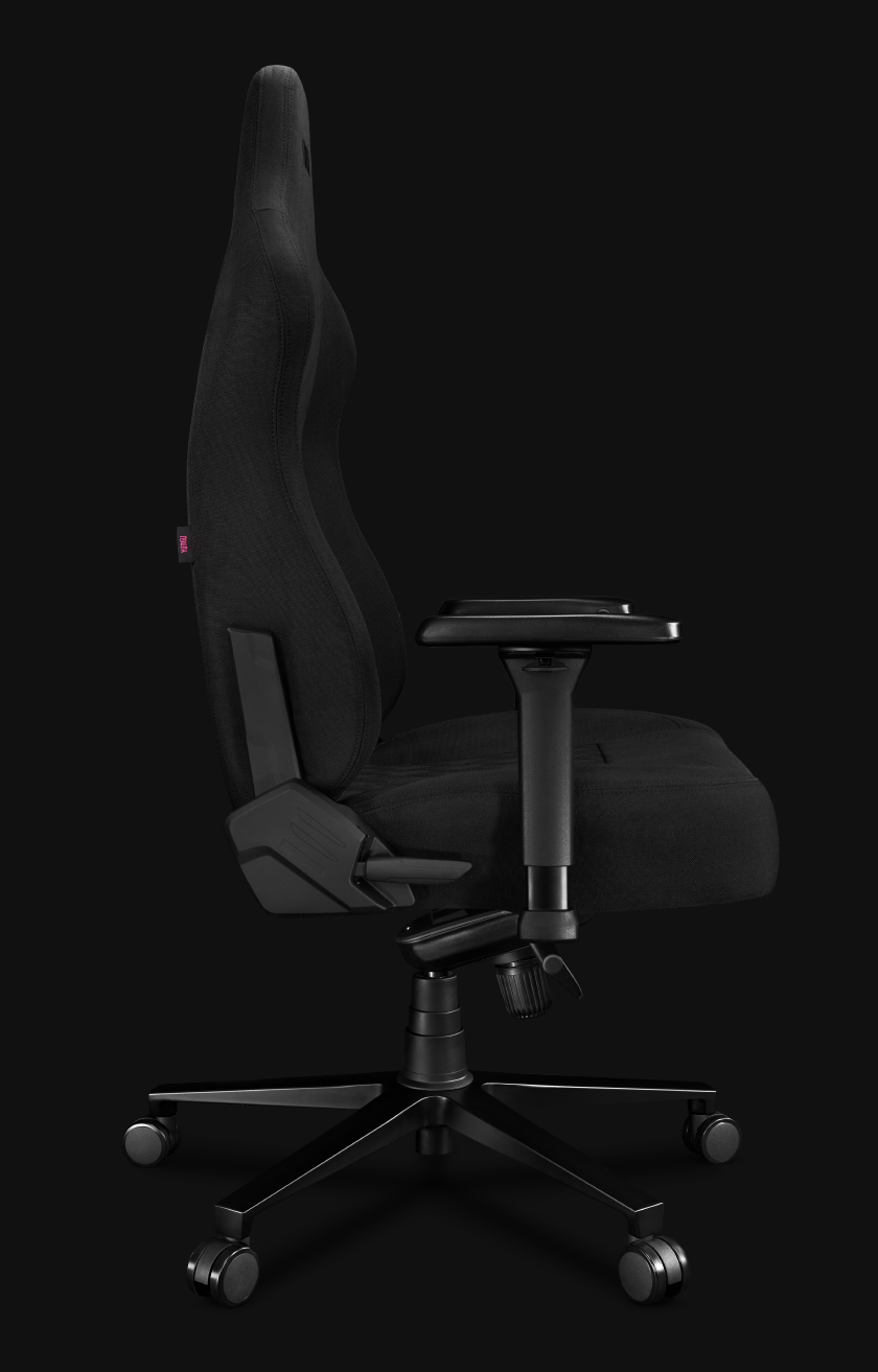 Fotel gamingowy Yumisu 2053F Material Black bok Fotel gamingowy Yumisu 2053F Material Black bok