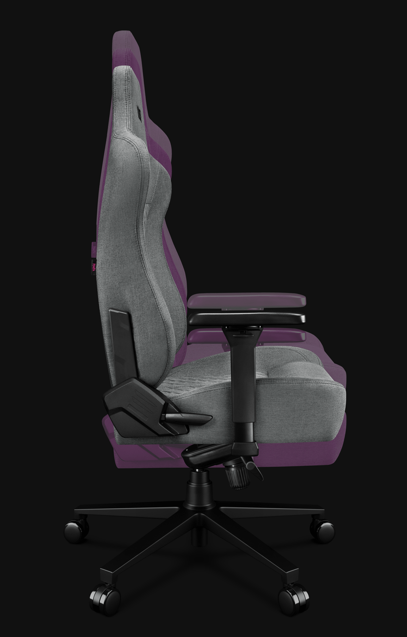 Fotel gamingowy YUMISU 2052F Cloud Black bok animacja Fotel gamingowy YUMISU 2052F Cloud Black bok animacja